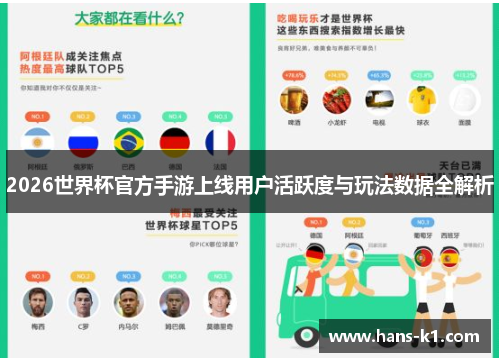 2026世界杯官方手游上线用户活跃度与玩法数据全解析